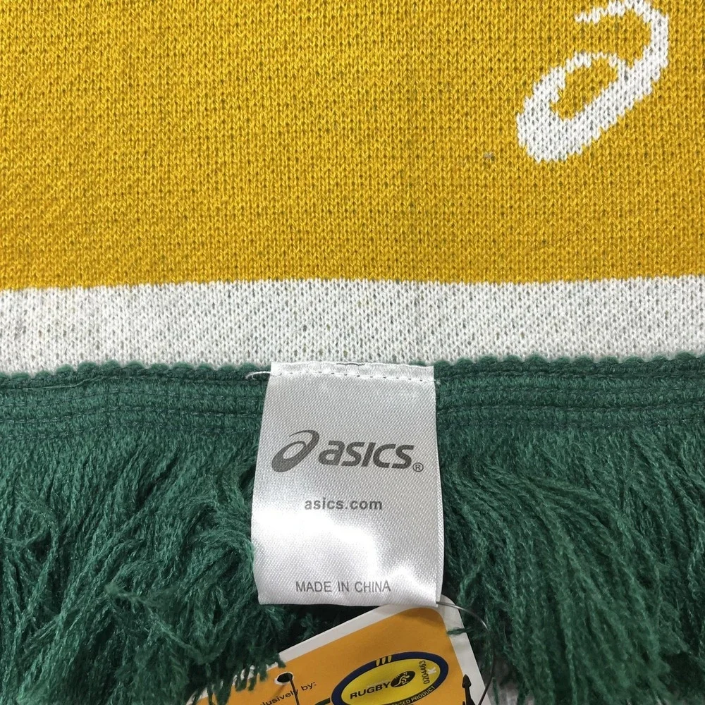 Australia Wallabies Scarf Mens One Size‎ Gold Rugby Union Asics Supporter